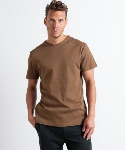 T-Shirts Clean Cut Copenhagen | Madrid V-Neck T-Shirt - Brun