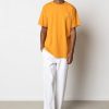 T-Shirts Clean Cut Copenhagen | Cross Logo Organic T-Shirt - Orange