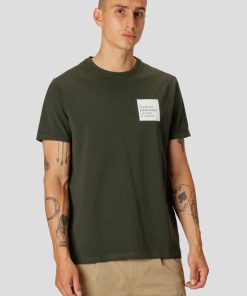 T-Shirts Clean Cut Copenhagen | Jake Organic T-Shirt - Morke Gron