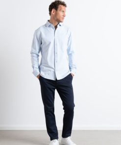 Skjorter & Overskjorter Clean Cut Copenhagen | Clean Formal Stretch Shirt - Lysebla