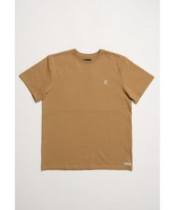 T-Shirts Clean Cut Copenhagen | Cross Logo Organic T-Shirt - Dark Khaki