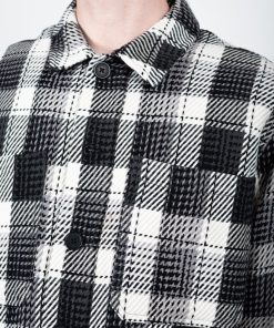 Overskjorter Clean Cut Copenhagen | Antonie Checked Overshirt - Gra Tern