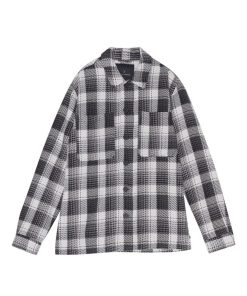 Overskjorter Clean Cut Copenhagen | Antonie Checked Overshirt - Gra Tern