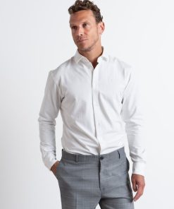 Skjorter & Overskjorter Clean Cut Copenhagen | Clean Formal Stretch Shirt - Hvid