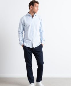 Skjorter Clean Cut Copenhagen | Clean Formal Stretch Shirt - Lysebla